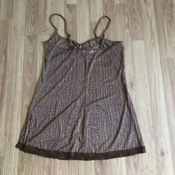 VINTAGE VICTORIA’S SECRET Python Print Mesh Stretch Nightie Lingerie SIZE SMALL - Picture 7 of 11